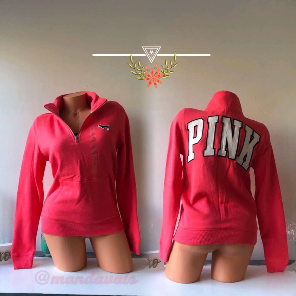 🅟🅘🅝🅚 Quarter Zip pull over Sweatshirt